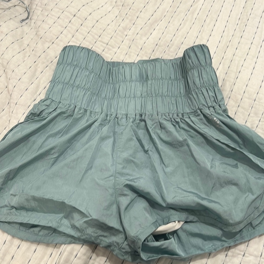 Free people high waisted shorts, size S, worn once, great condition